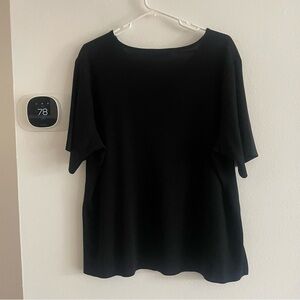 Misook Classic Black Women's Top size 2X
